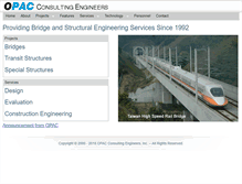 Tablet Screenshot of opacengineers.com